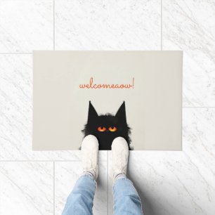 Felpudo Gato negro gruñón