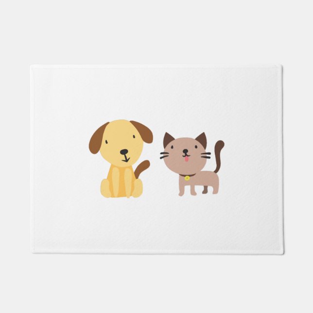 Felpudo Gato y perro   (Anverso)