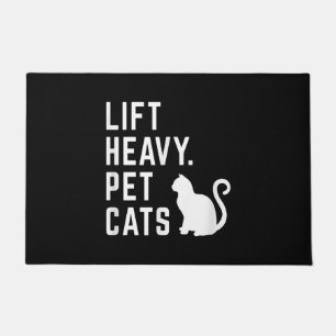 Felpudo Gatos Mascotas pesados elevables - Divertido entre