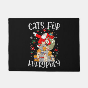 Felpudo Gatos Para Todos Los Famosos Navidades Gato Gracio