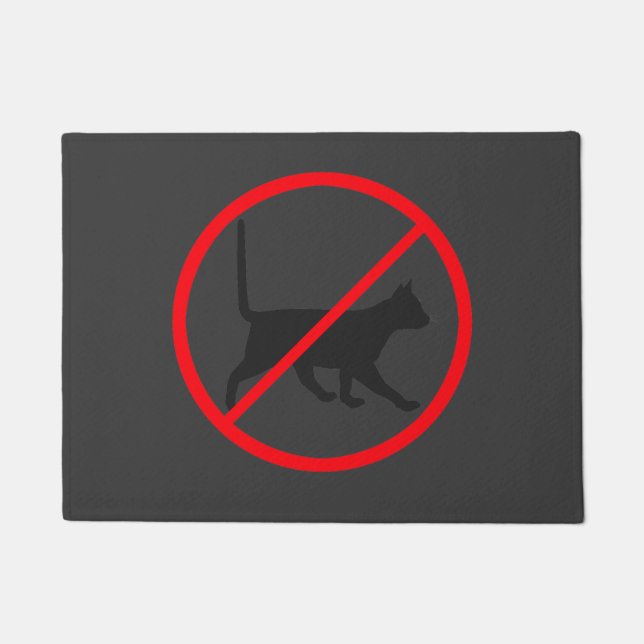 Felpudo Gatos prohibidos (Anverso)