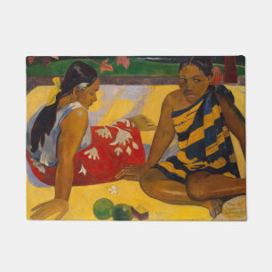 Felpudo Gauguin Polinesia Francesa Tahití Mujeres Pintura