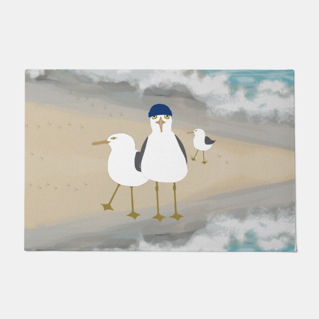 Felpudo Gaviotas de mar (Anverso)