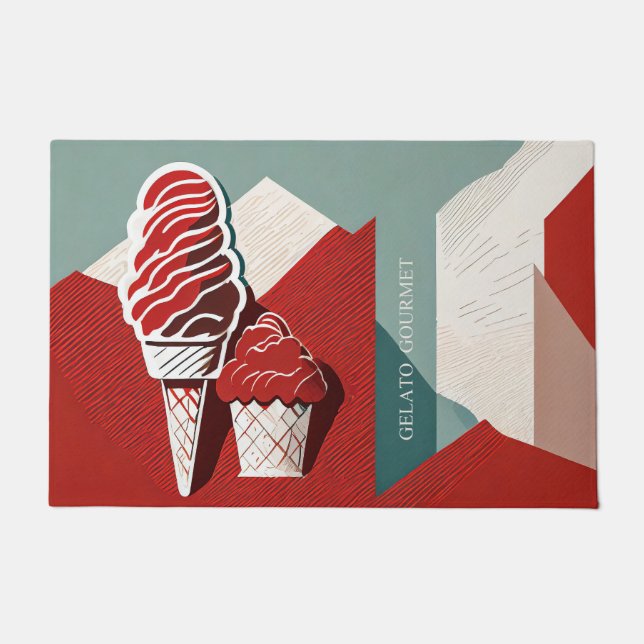 Felpudo Gelato Gourmet Doormat (Anverso)