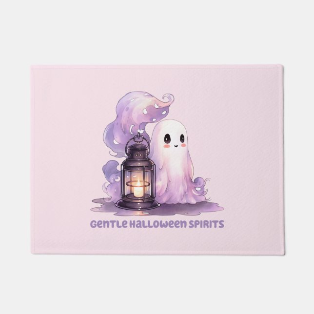Felpudo Gentiles Espíritus de Halloween (Anverso)