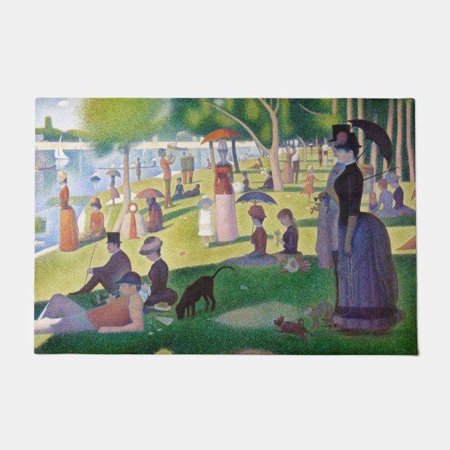 Felpudo Georges Seurat - Domingo en La Grande Jatte (Anverso)
