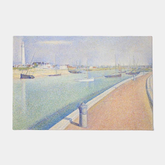 Felpudo Georges Seurat - El canal de las gaviotas (Anverso)
