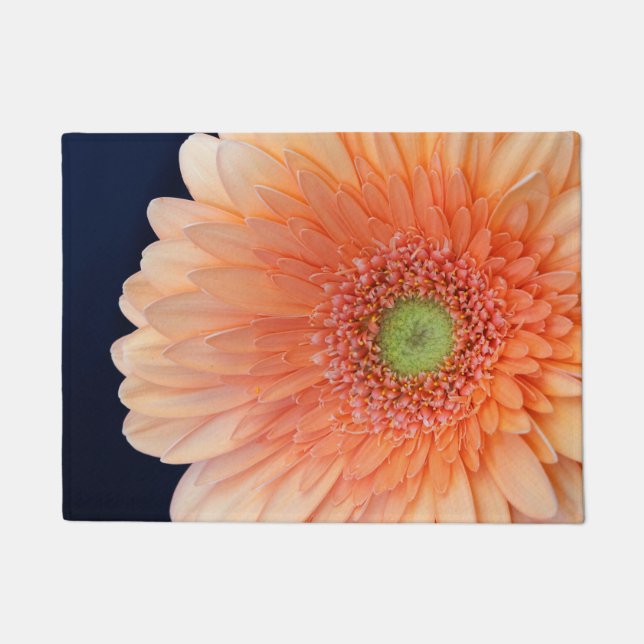 Felpudo Gerbera de melocotón (Anverso)