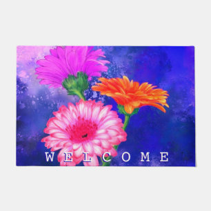 Felpudo Gerberas Doormat Hermosas Flores