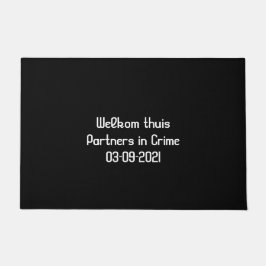 Felpudo Geregistreerd partnerschap cadeau idee huis