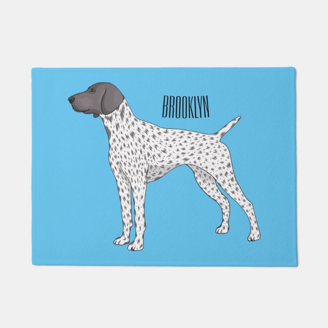 Felpudo German Shorthaired Pointer dog cartoon  (Anverso)