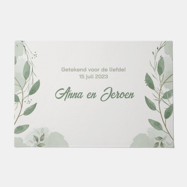 Felpudo Getekend voor de Liefde! partnerschap  (Anverso)