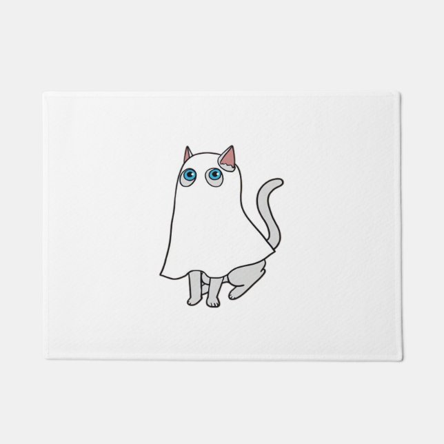 Felpudo Ghost Cat Classic T-Shirt_1 (Anverso)