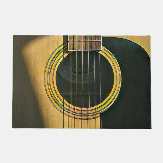 Felpudo Gift for musician guitarist (Anverso)