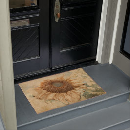 Felpudo Gigantes girasoles Viejo Arte Amarillo