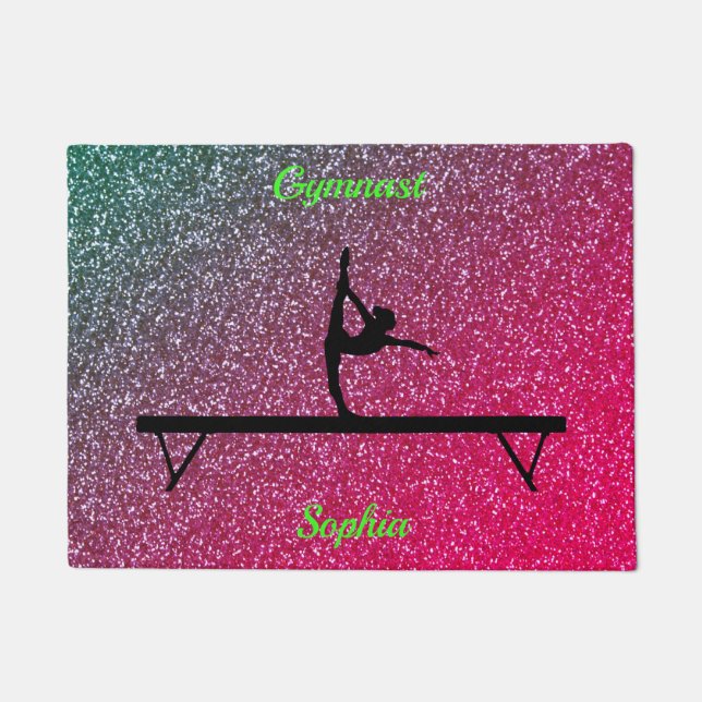 Felpudo Gimnasia Beam Watermelon Sparkle (Anverso)