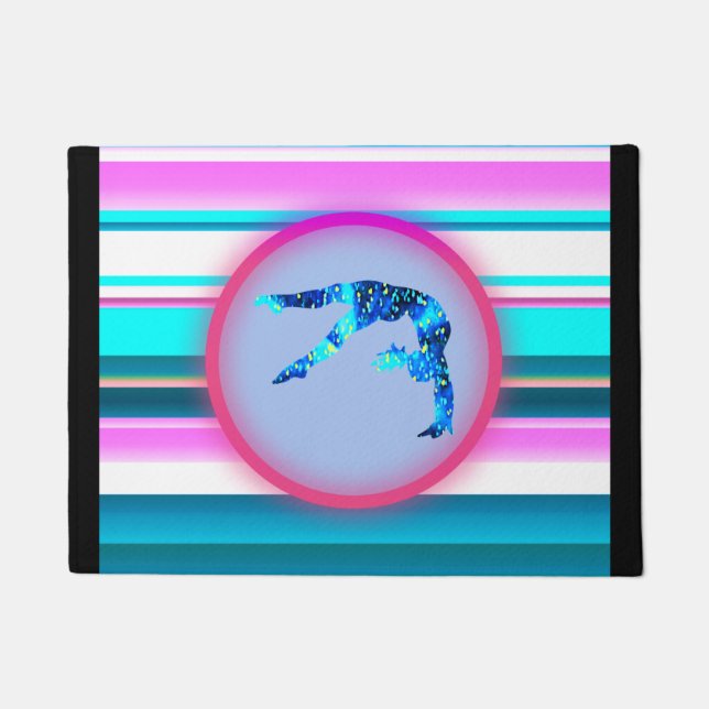 Felpudo Gimnasia chica, Tumblores de potencia, manantial (Anverso)