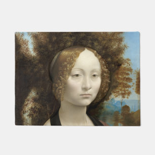 Felpudo Ginevra de' Benci Leonardo da Vinci