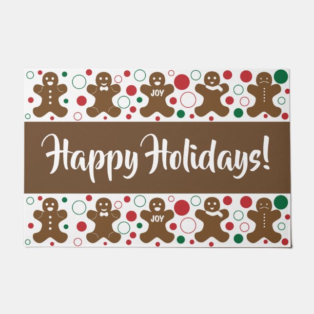 Felpudo Gingerbread Men - Door Mat (Anverso)