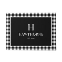 Gingham de cuadros clásico moderno