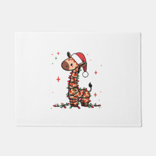 Felpudo Girafa Árbol de Navidad Girafa Navidad Mujeres de