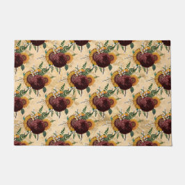 Felpudo Girasol y Ranunculus