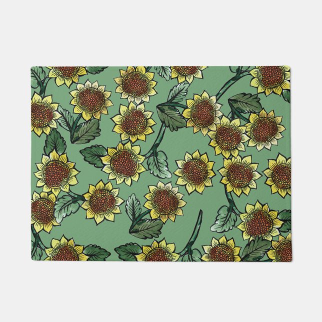 Felpudo Girasoles                                         (Anverso)