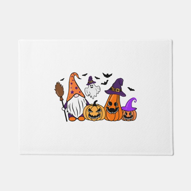 Felpudo Gnome Halloween (Anverso)
