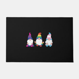 Felpudo Gnome LGBTQ Bisexual aliado transsexual
