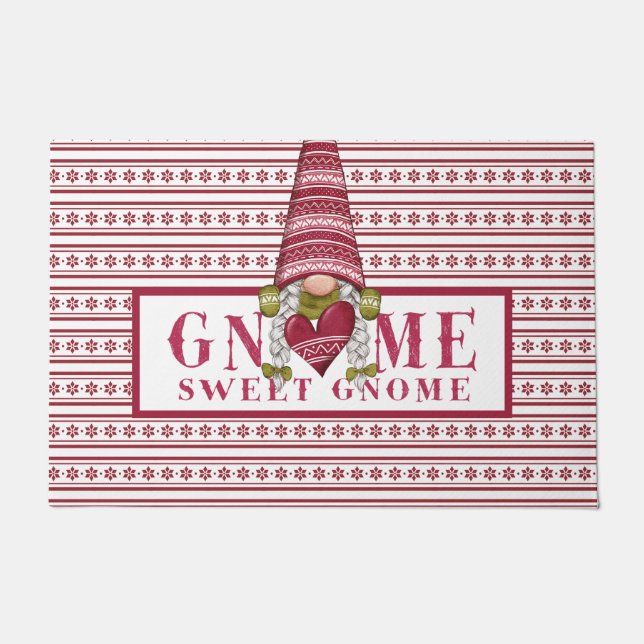 Felpudo Gnome Sweet Gnome Doormat (Anverso)