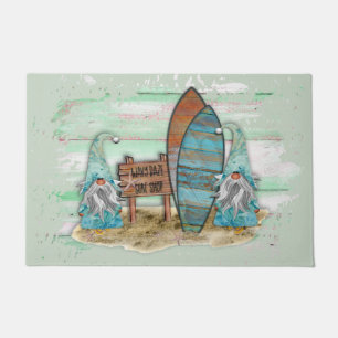 Felpudo Gnomes de playa Tropical Surfing