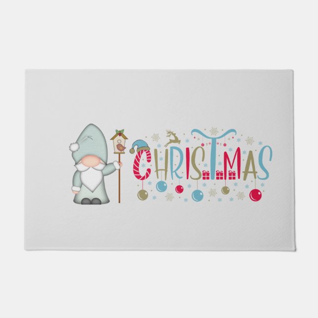 Felpudo Gnomo Tomte de Navidad (Anverso)