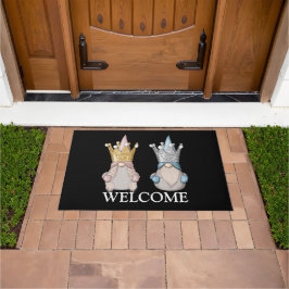 Felpudo Gnomos de bienvenida