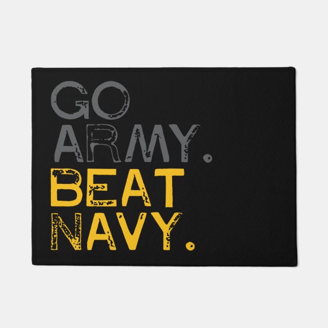 Felpudo Go Army Beat Navy (Anverso)