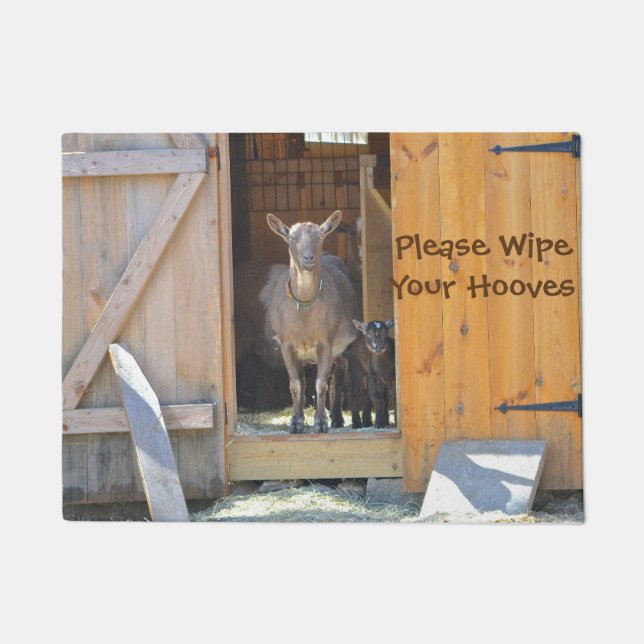 Felpudo Goat Doormat (Anverso)