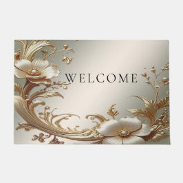 Felpudo Gold Floral Doormat