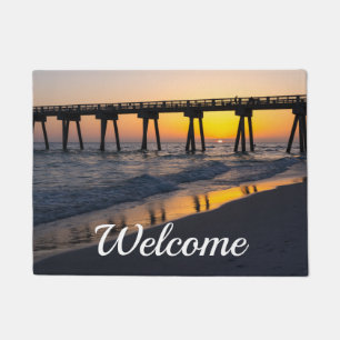 Felpudo Golden Panama City Beach Sunset reflexiona Doorma