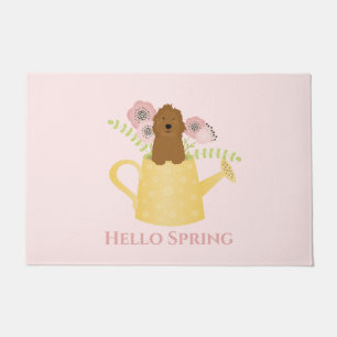 Felpudo Goldendoodle En El Agua