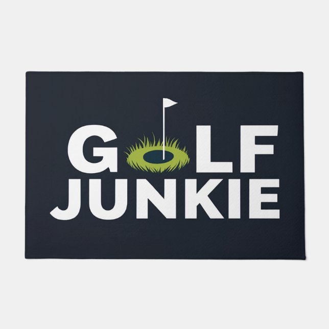 Felpudo Golf Junkie Cute Guay (Anverso)