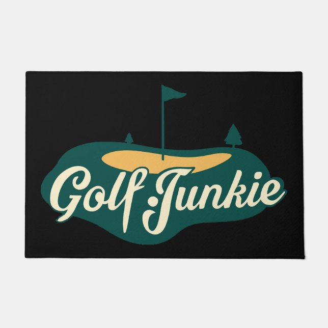 Felpudo Golf Junkie Cute Guay (Anverso)