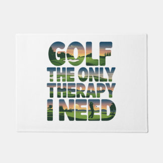 Felpudo Golf la única terapia, moderna