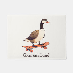 Felpudo Goose en un tablero