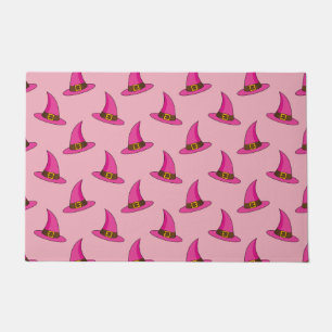 Felpudo Gorra de bruja rosa