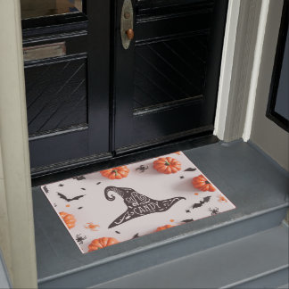 Felpudo Gorra de brujas de Halloween fuera del caos