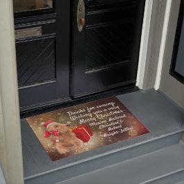 Felpudo Gorra rojo español lindo y personalizado festivo d