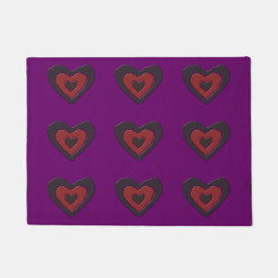 Felpudo Gótica derretimiento Amor Puerta del Corazón Mat
