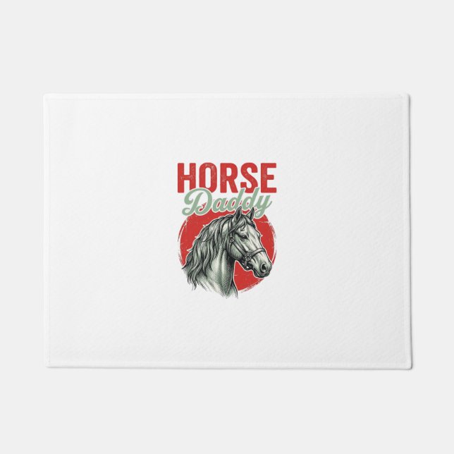 Felpudo Grabado Vintage Horse Daddy (Anverso)