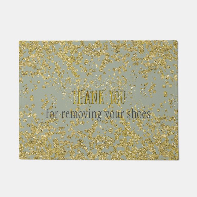 Felpudo Gracias Por Quitar La Mat De Zapatos (Anverso)