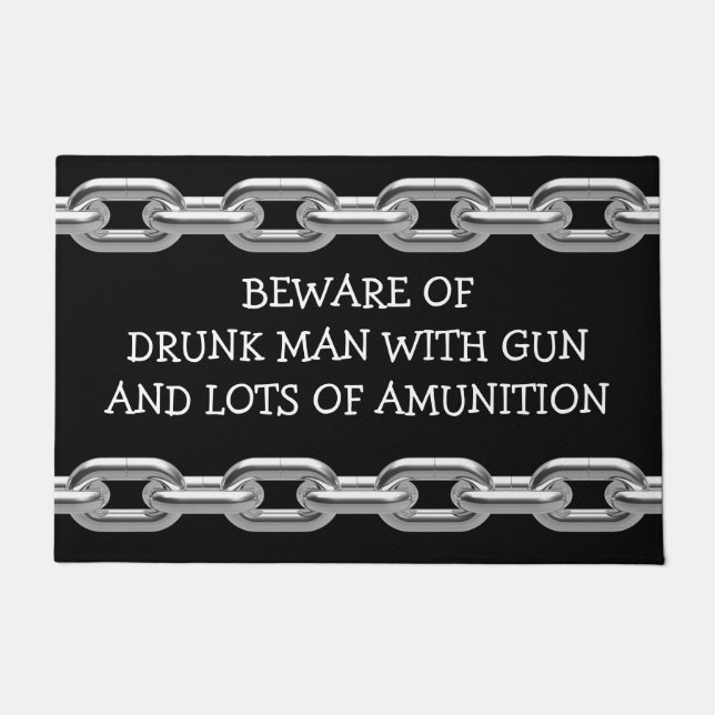 Felpudo Graciosa bienvenida a la puerta delantera (Anverso)