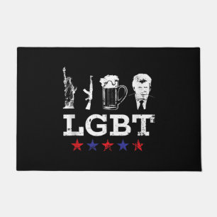 Felpudo Graciosa cerveza LGBT Liberty Trump Funny LGBT